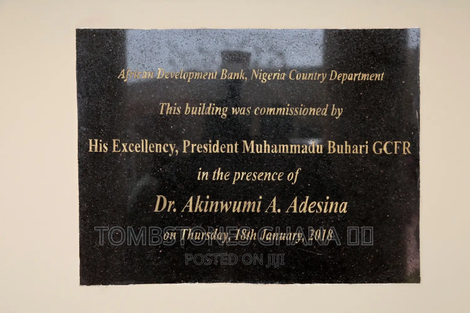 Commission Plaque