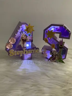 3D Letters and Numbers