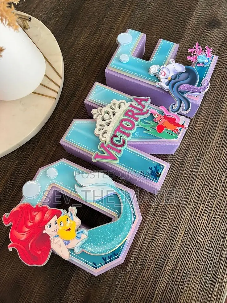 3D Letters and Numbers