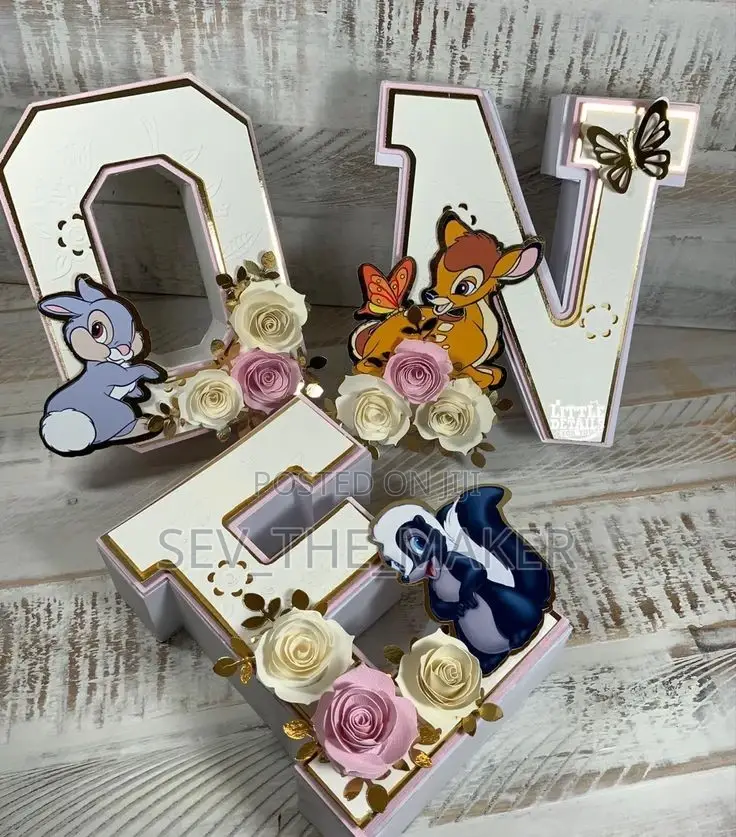 3D Letters and Numbers