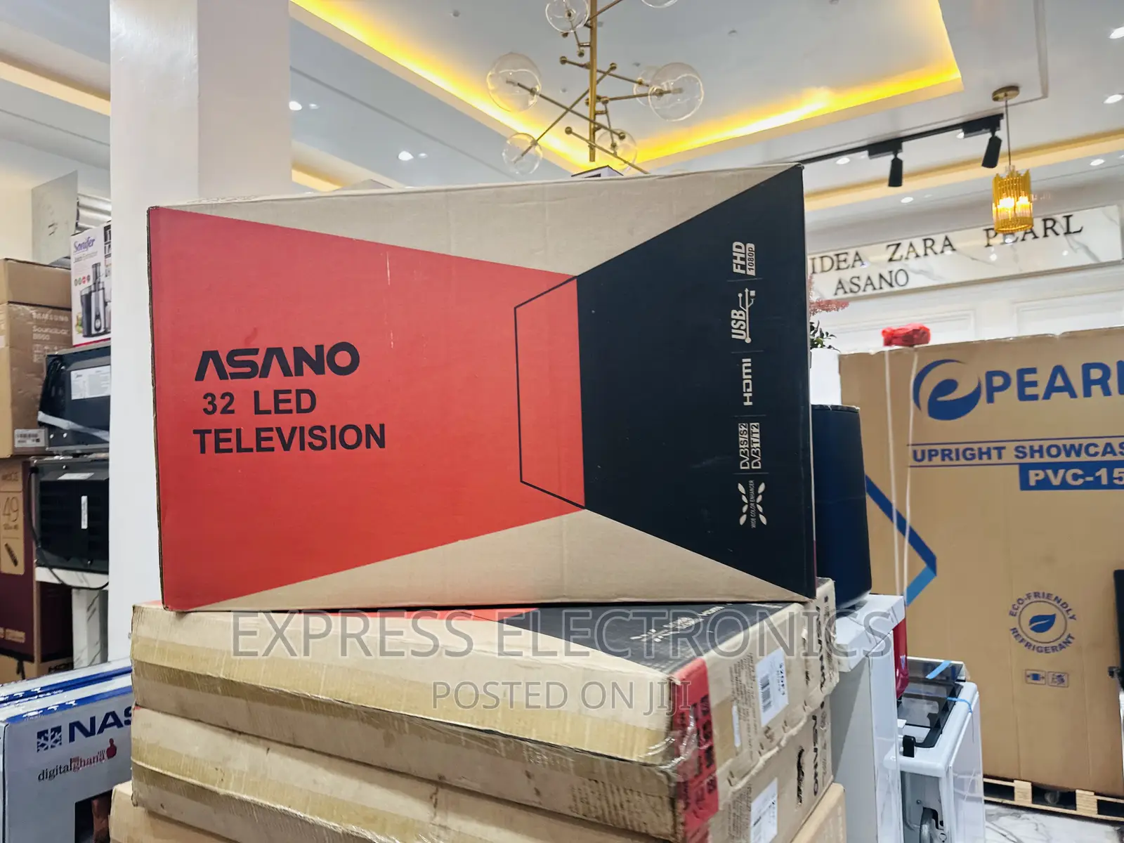 Wall Mountable Asano 32” Hd Satellite Digital Tv