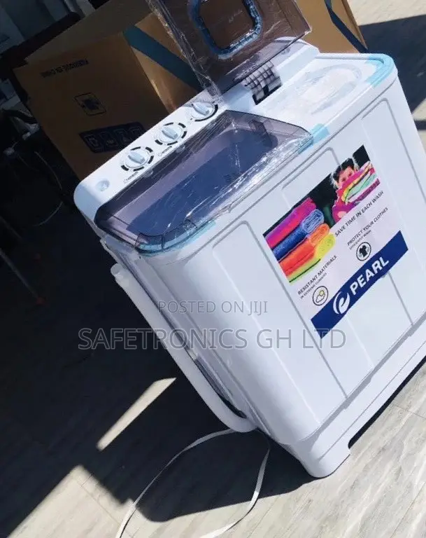 Washingmachine 7kg Topload Semiautomatic Pearl Twintub