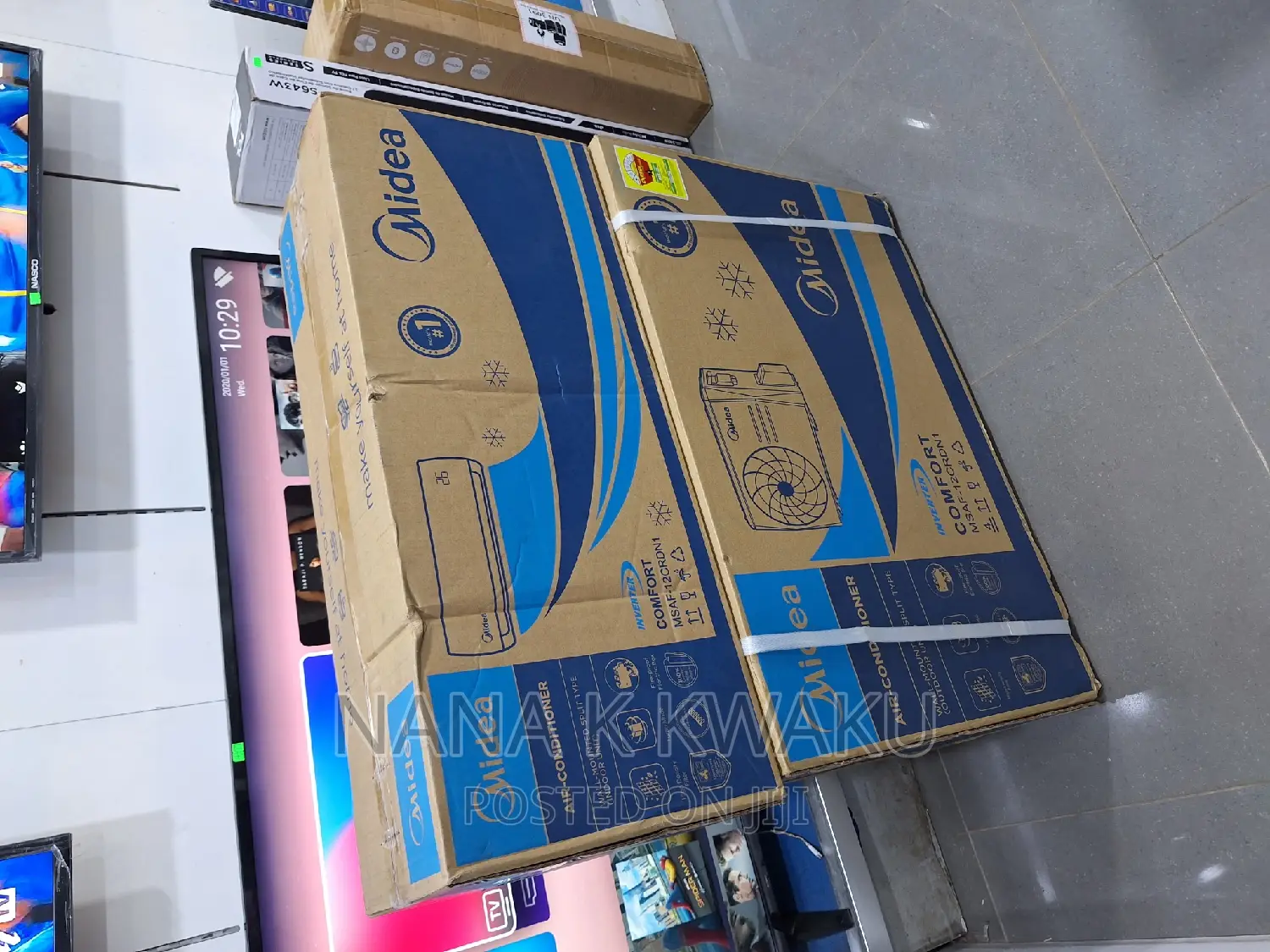 Inverter Midea 1.5hp R410 Gas Split Air Condition