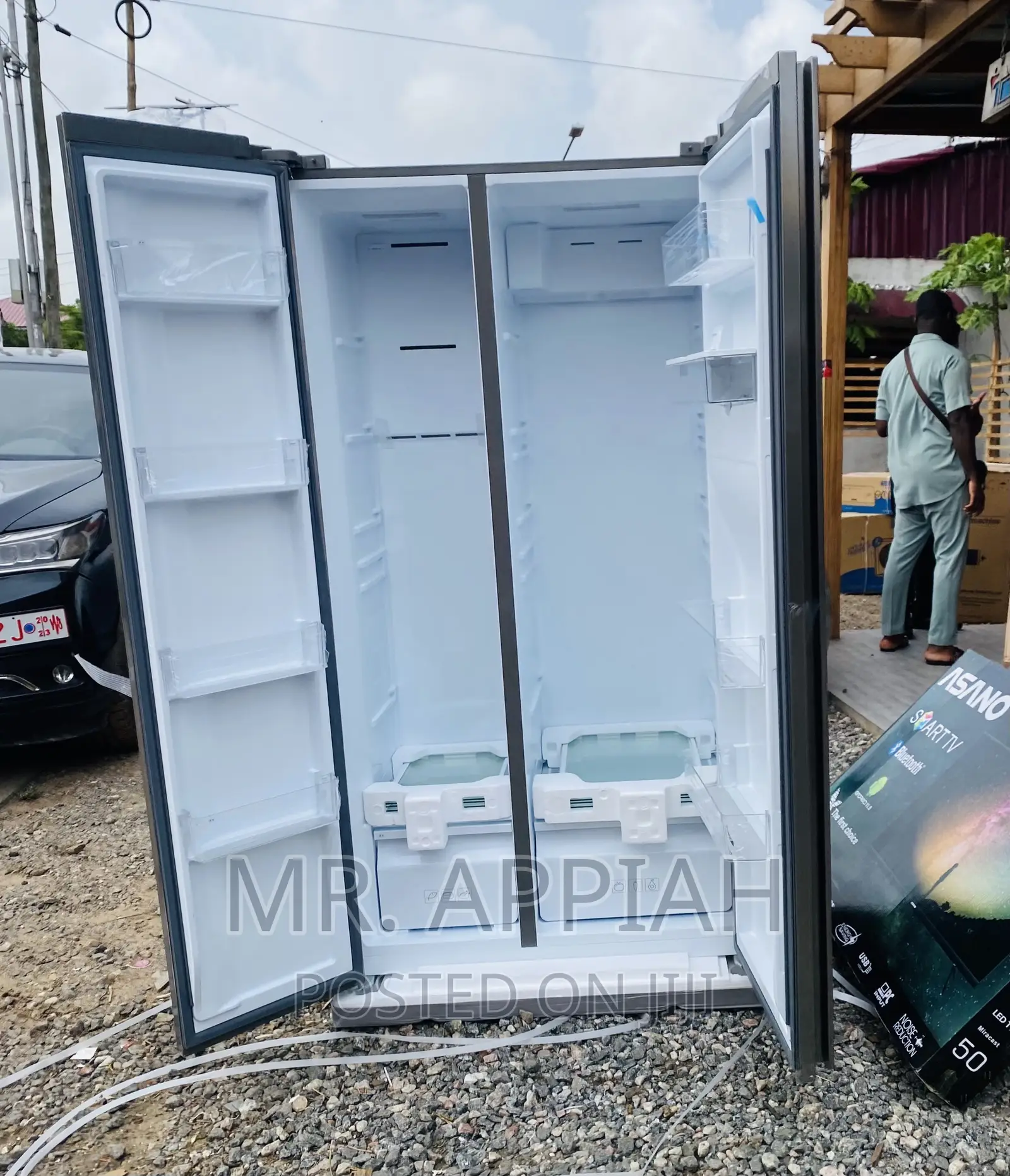 Extremely Cooling TCL P520SBN Side by Side Refrigerator.