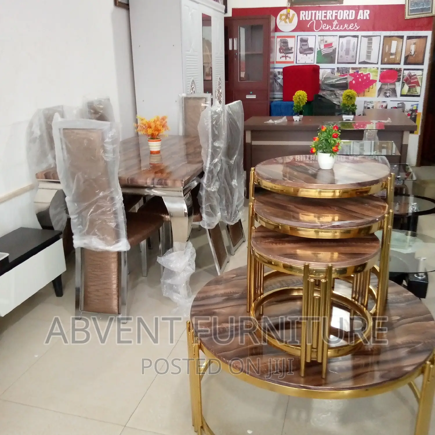 Marble Center Table and Coffee Tables