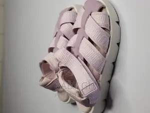 George Girls First Walkers Purple Gap Sandals