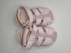 George Girls First Walkers Purple Gap Sandals