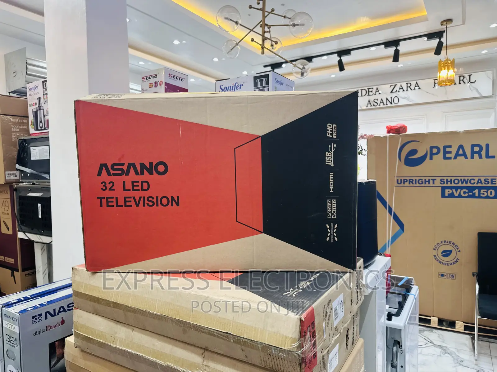 Asano Smart Wall Mountable 32”Satellite Tv FHD