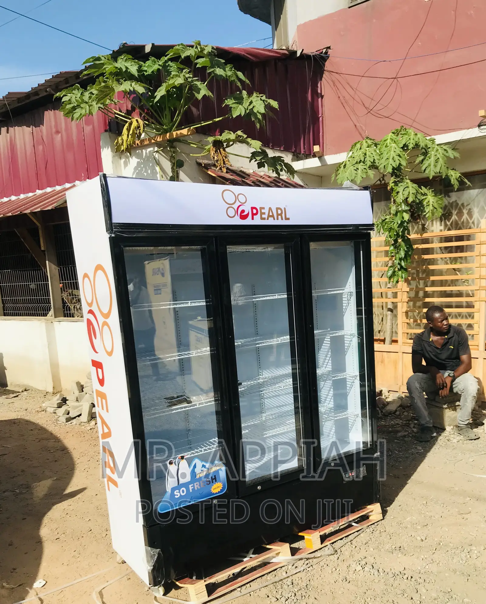 Durable Pearl PVC-150(950ltr)3 Door Display Fridge.