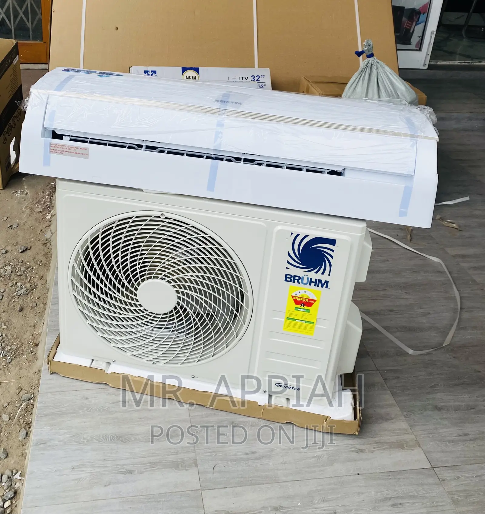 Latest Bruhm 2.5hp Split Electric Inverter Ac(White)R410.