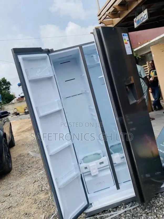 TCL Gray 607 Liters Side by Side With Water Dispenser
