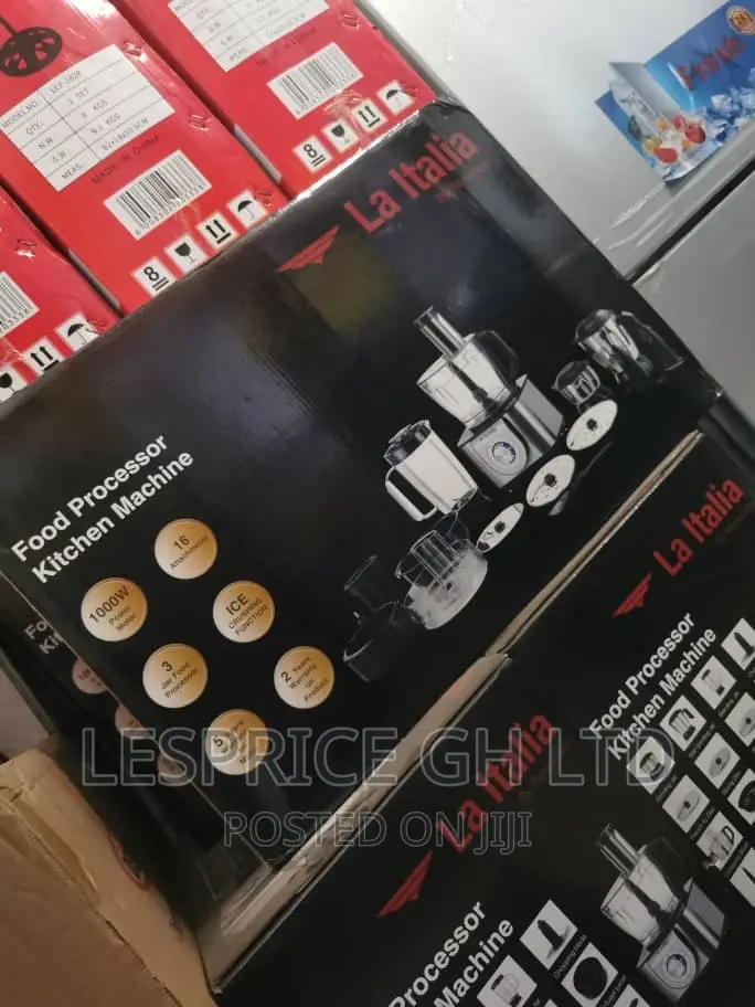 Premium Quality >Italia 1000w Food Processor