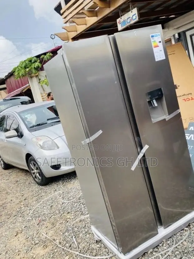  Side by Side 607 Liters TCL P520 SBN Gray Water Dispenser