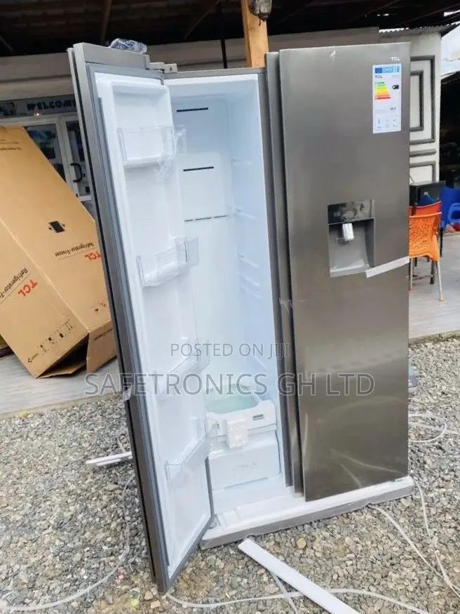 TCL  607 Liters P520 Water Dispenser Side by Side Fridge