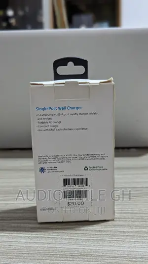 At T Wall Charger Single Port