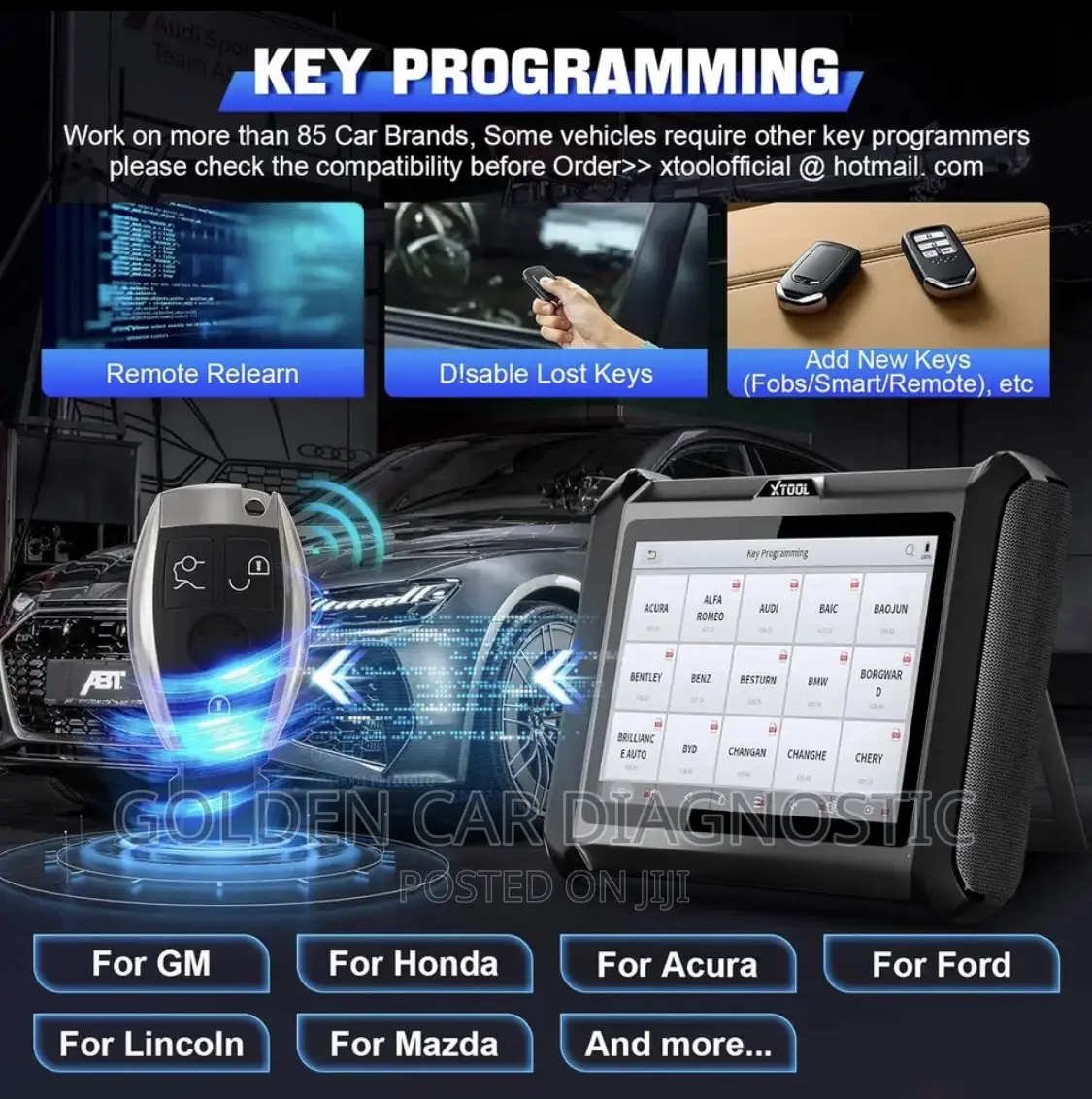Xtool D7 W Obd2 Car Diagnostic Scanner