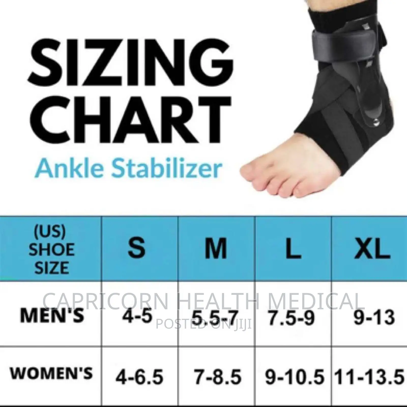 Ankle Brace Support Splint (Rigid)