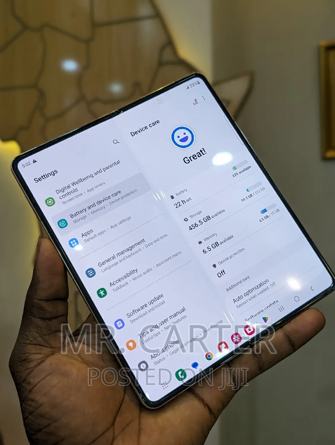 New Samsung Galaxy Z Fold4 512 GB Gold