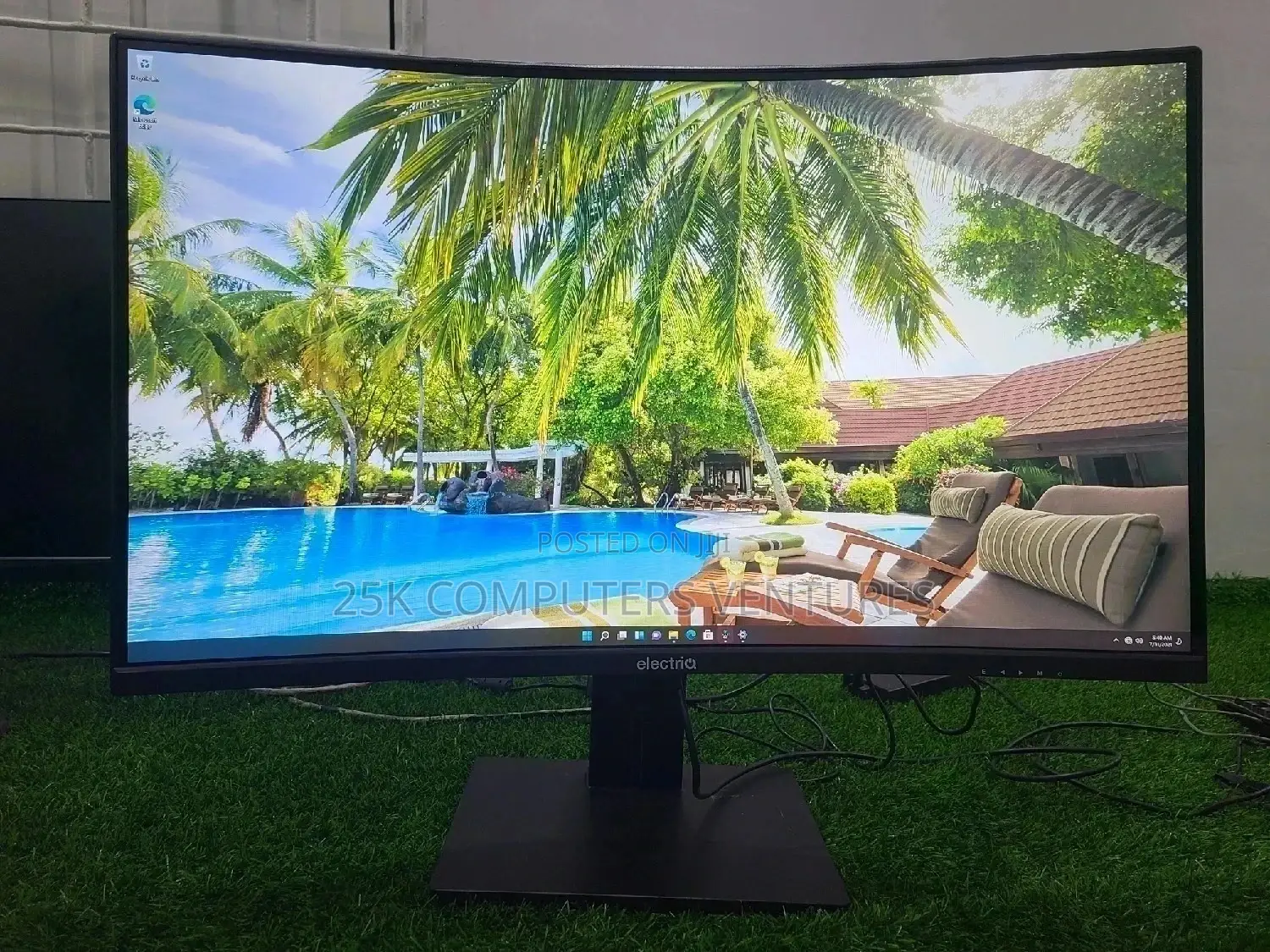 Electriq 32′′ Curved Gaming Monitor Qhd 2560×1440, 165 Hz Freesync Hdr