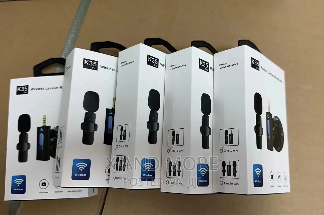 2 in 1 Wireless Lapel Mic for Phones Camera -Quality Sound
