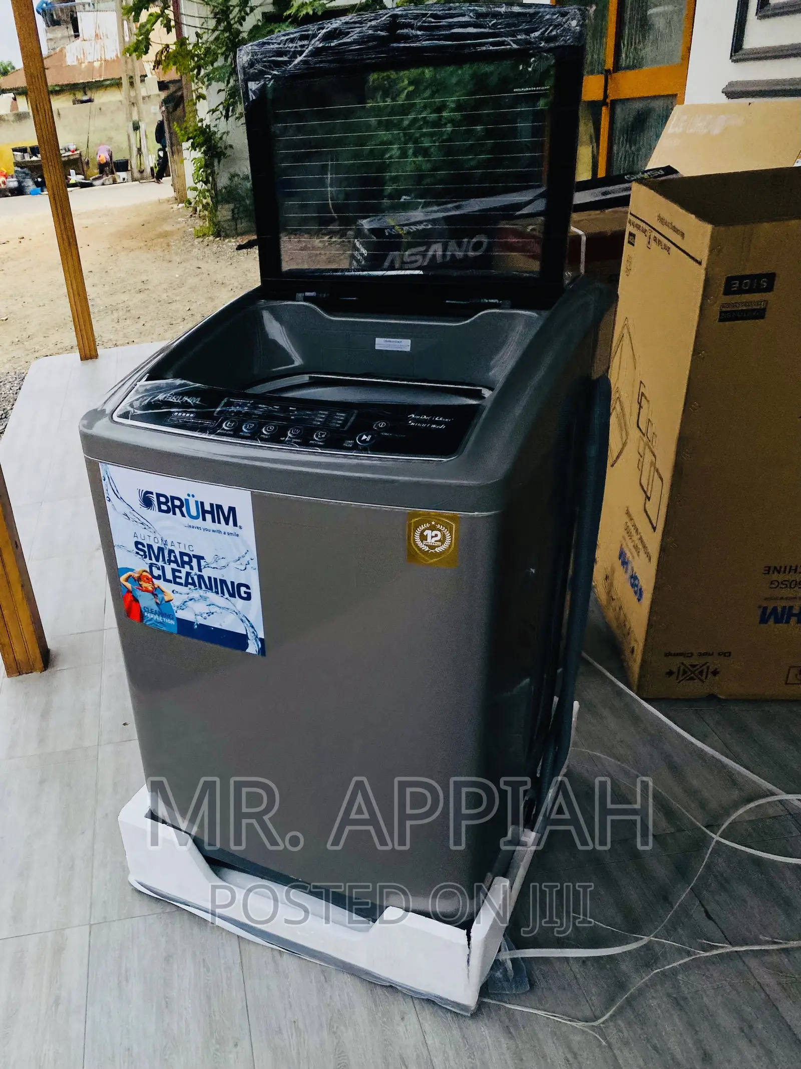 Well Designed Bruhm 12kgTopload Washing Machine(BBWT-120sg)