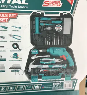 TOTAL 680W Impact Drill Set