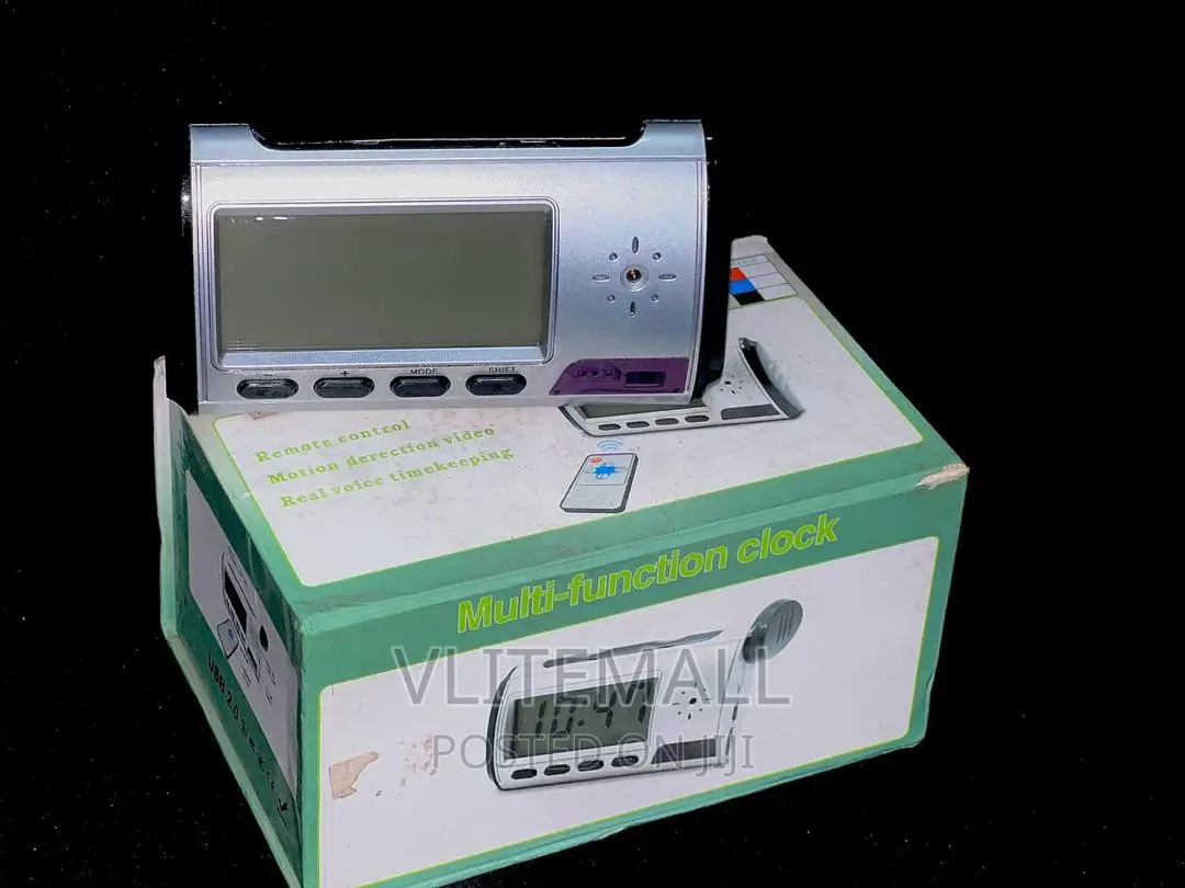 Multi-Function Digital Alarm Clock Spy Camera