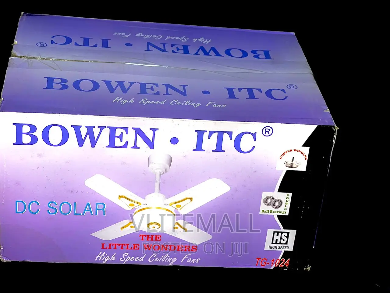 24''dc Solar Ceiling Fan (TG-1024)