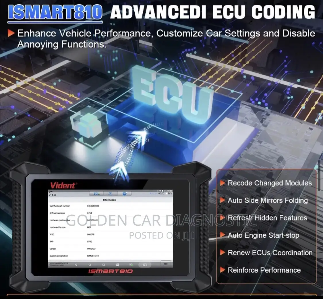 Vident Ismart810 Pro OBD2 Car Diagnostic Scanner
