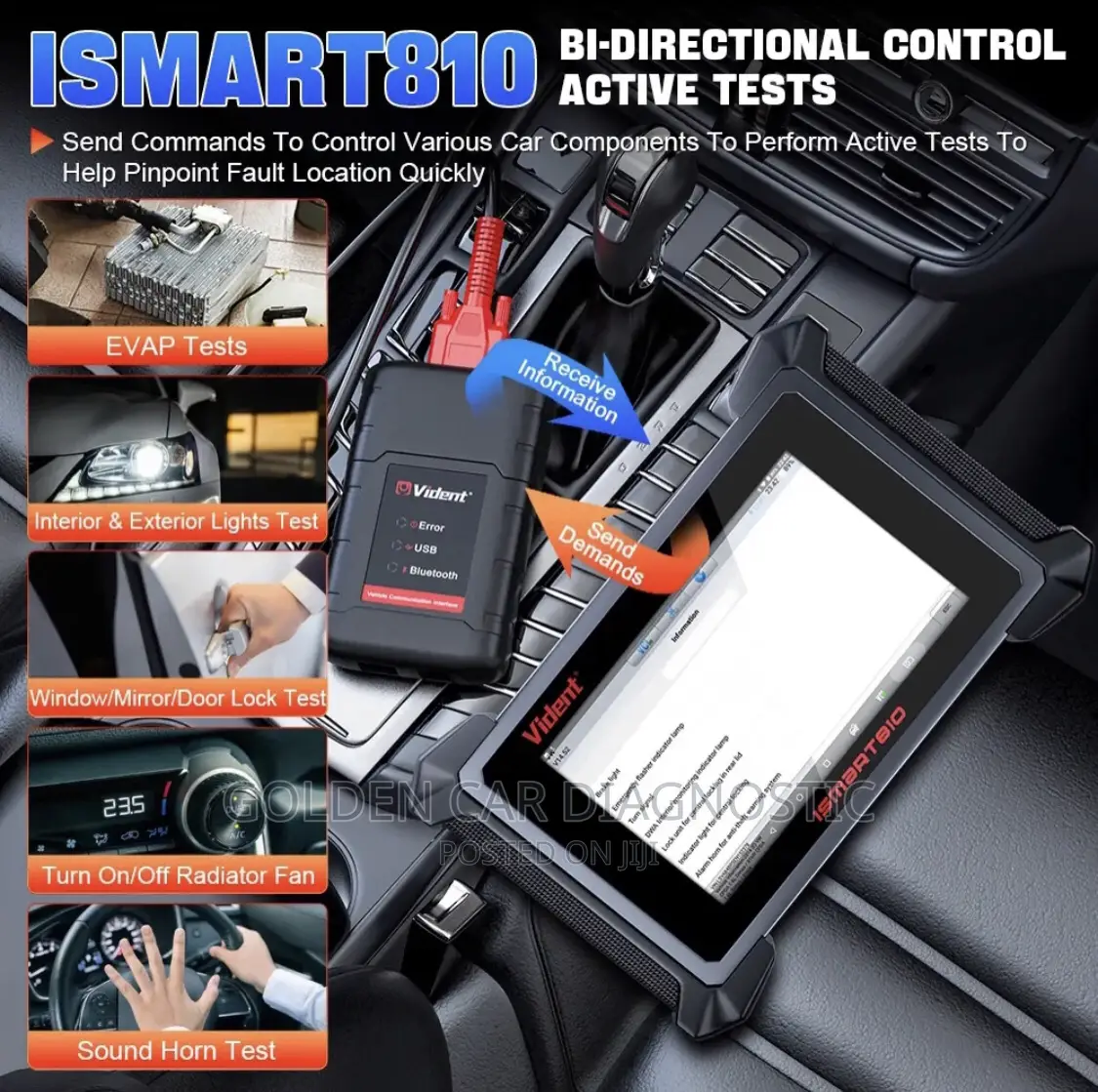 Vident Ismart810 Pro OBD2 Car Diagnostic Scanner
