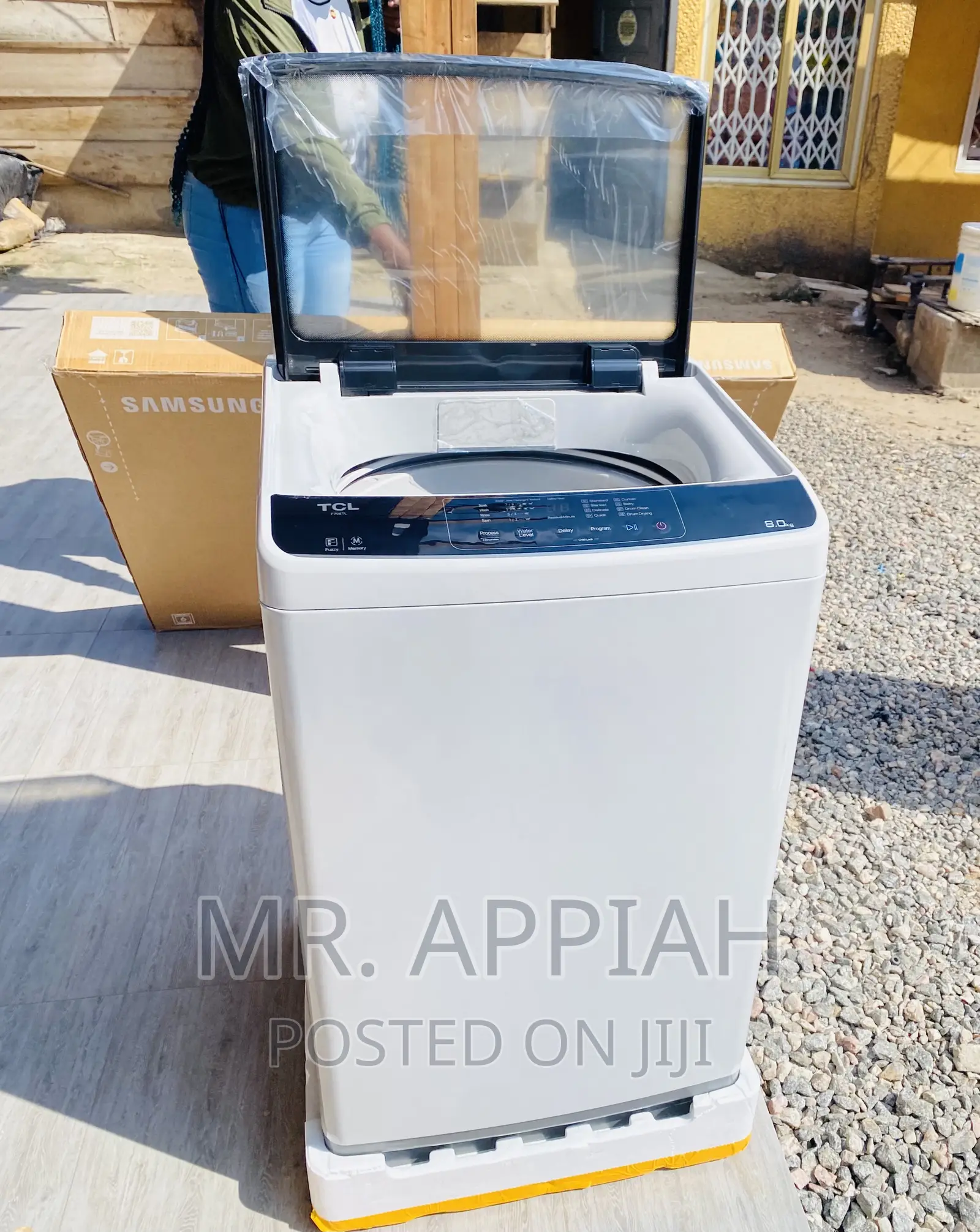 Shop Adorable TCL 8kg Top Load Washing Machine(85kggf708tl)