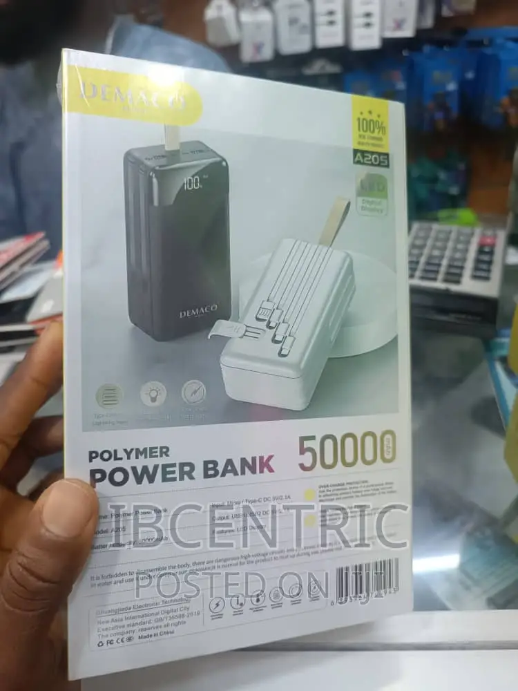 Demaco 50,000mah Polymer Power Bank