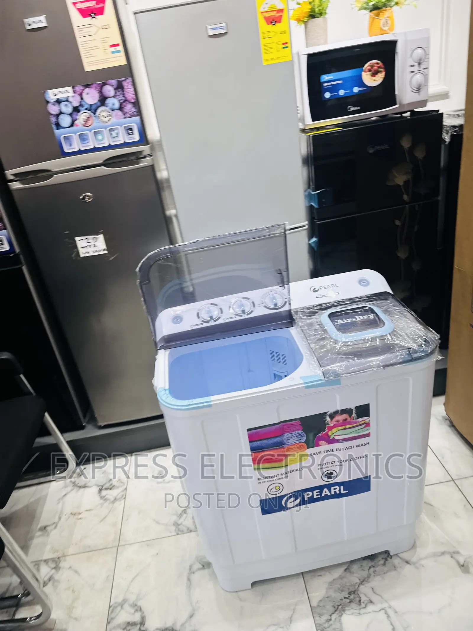 Stain Eraser Washing Machine Topload 7kg Pearl