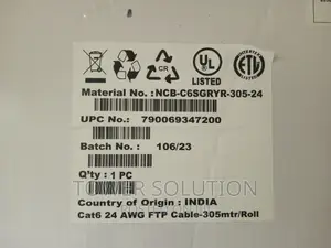 D-Link FTP Indoor Cat 6 Cable 305m