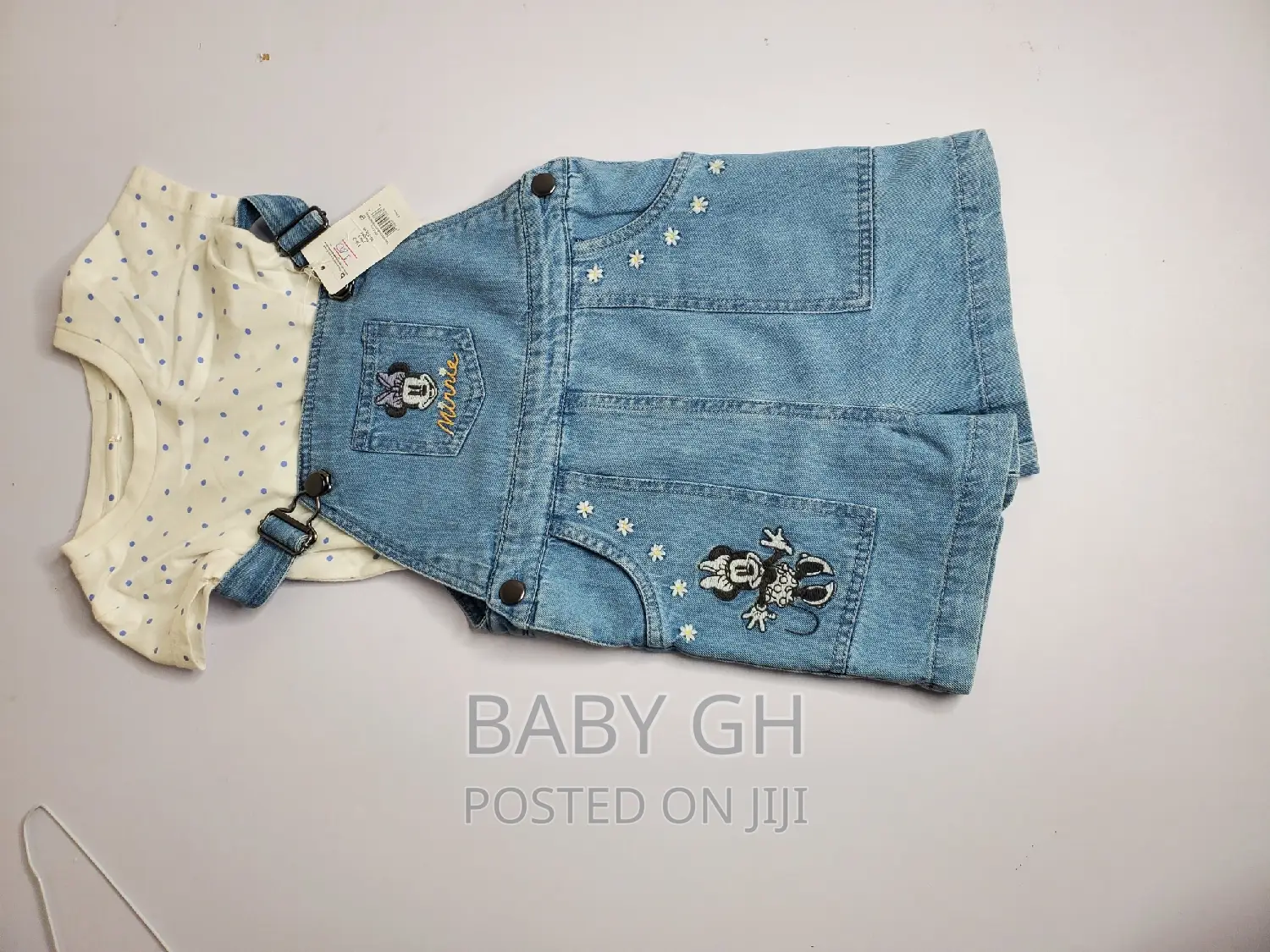 George Brace Denim Shorts and Top