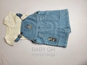 George Brace Denim Shorts and Top
