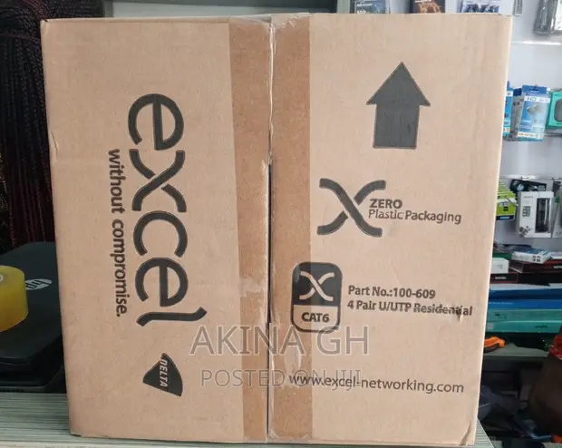 Excel Cat6 Utp Cable 305m Violet Color Bx305m 3