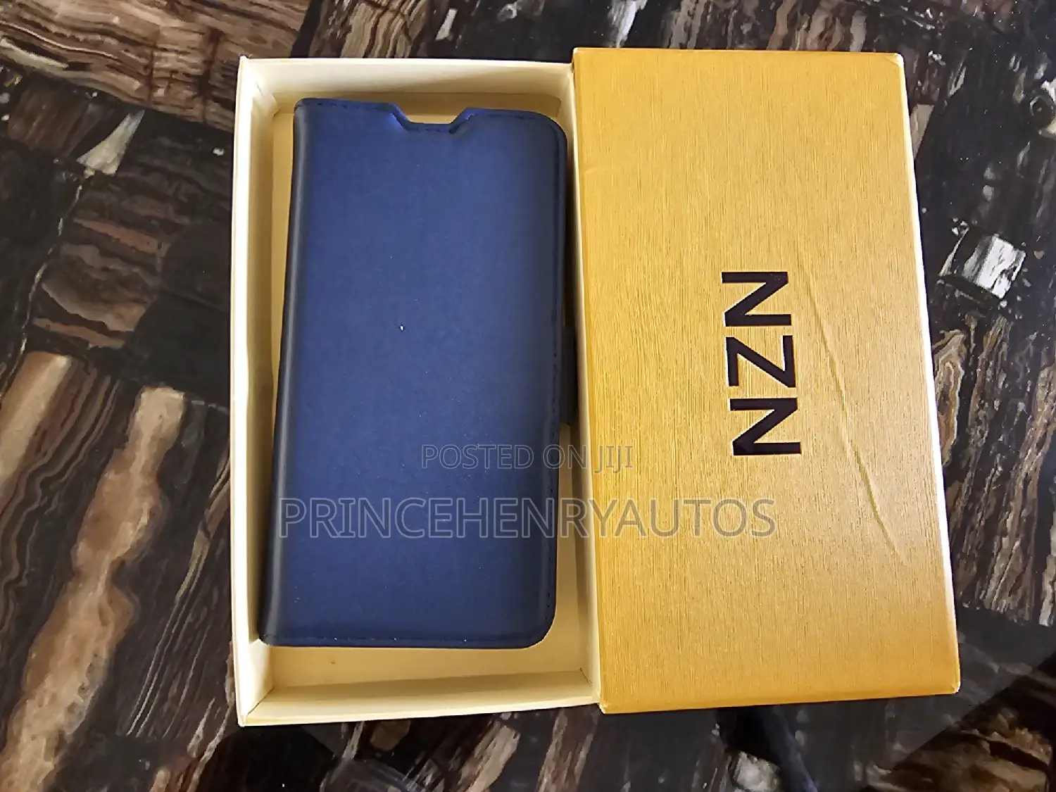 NZN iPhone 14 Pro Wallet Case Genuine Leather