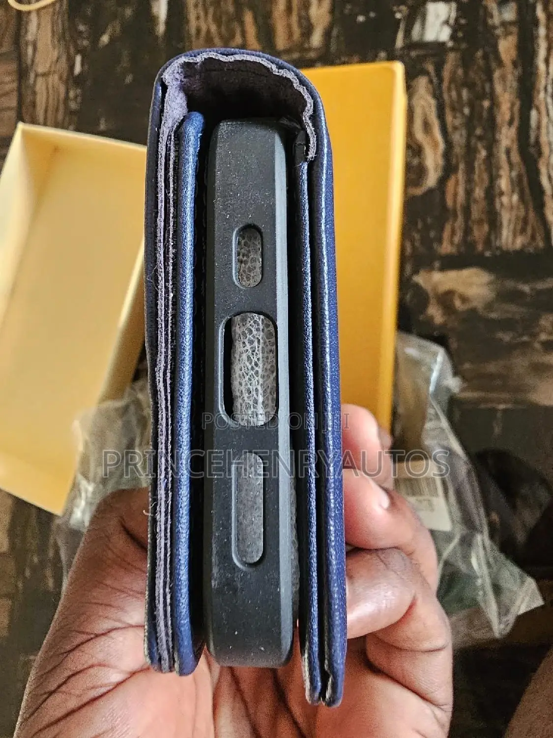 NZN iPhone 14 Pro Wallet Case Genuine Leather