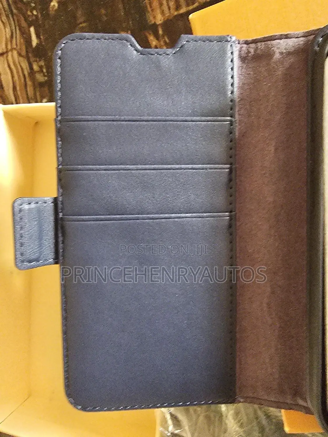 NZN iPhone 14 Pro Wallet Case Genuine Leather