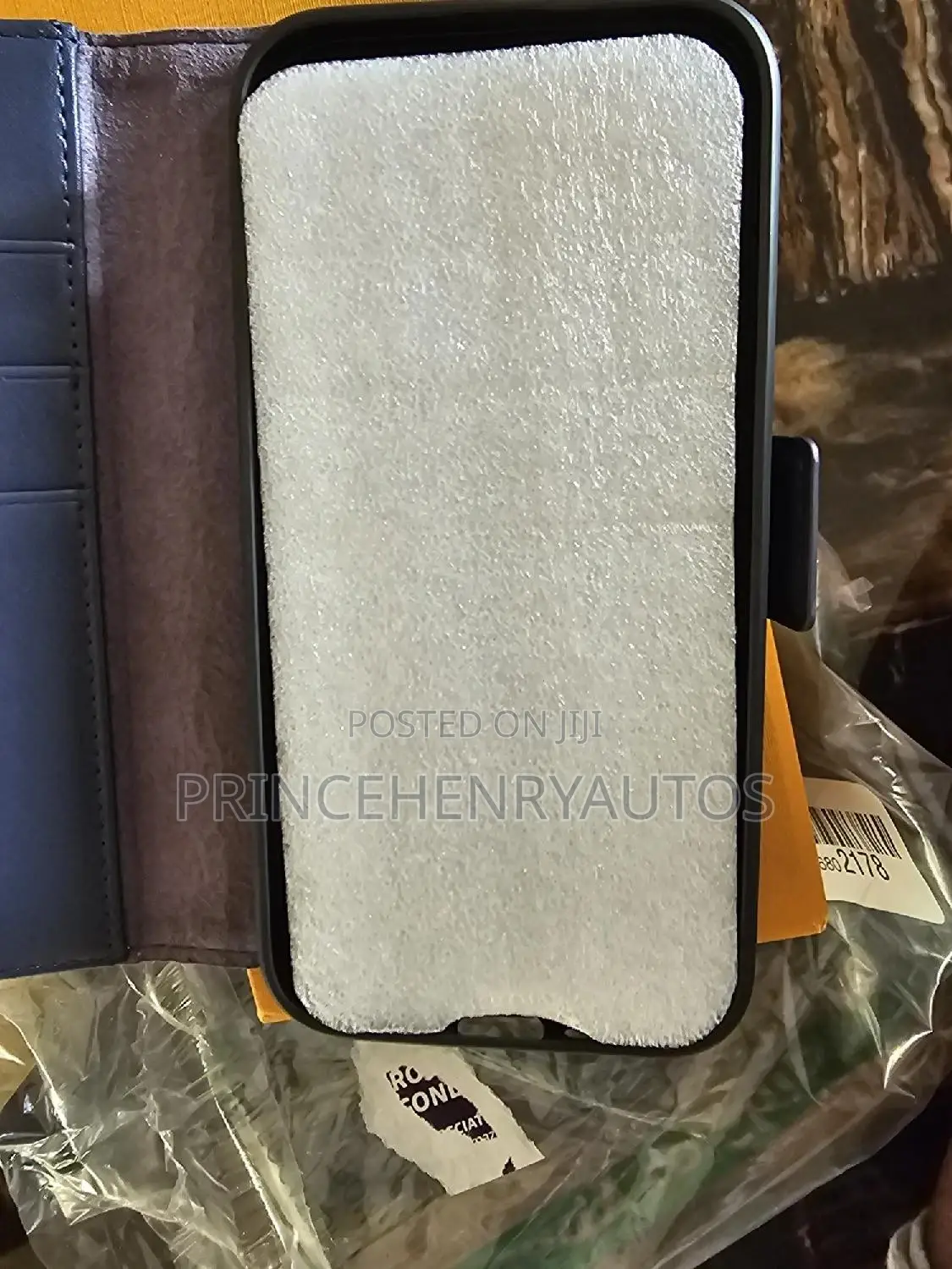 NZN iPhone 14 Pro Wallet Case Genuine Leather