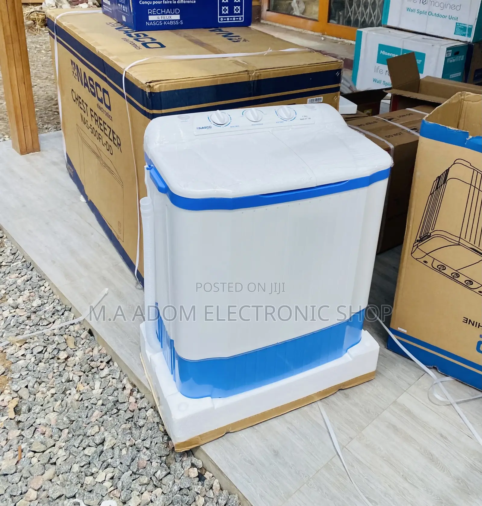 Brand New Nasco 7kg Top Load Electric Washing Machine 