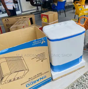 Energy Saving Nasco 7kg Electric Washing Machine + Spin/Dry.