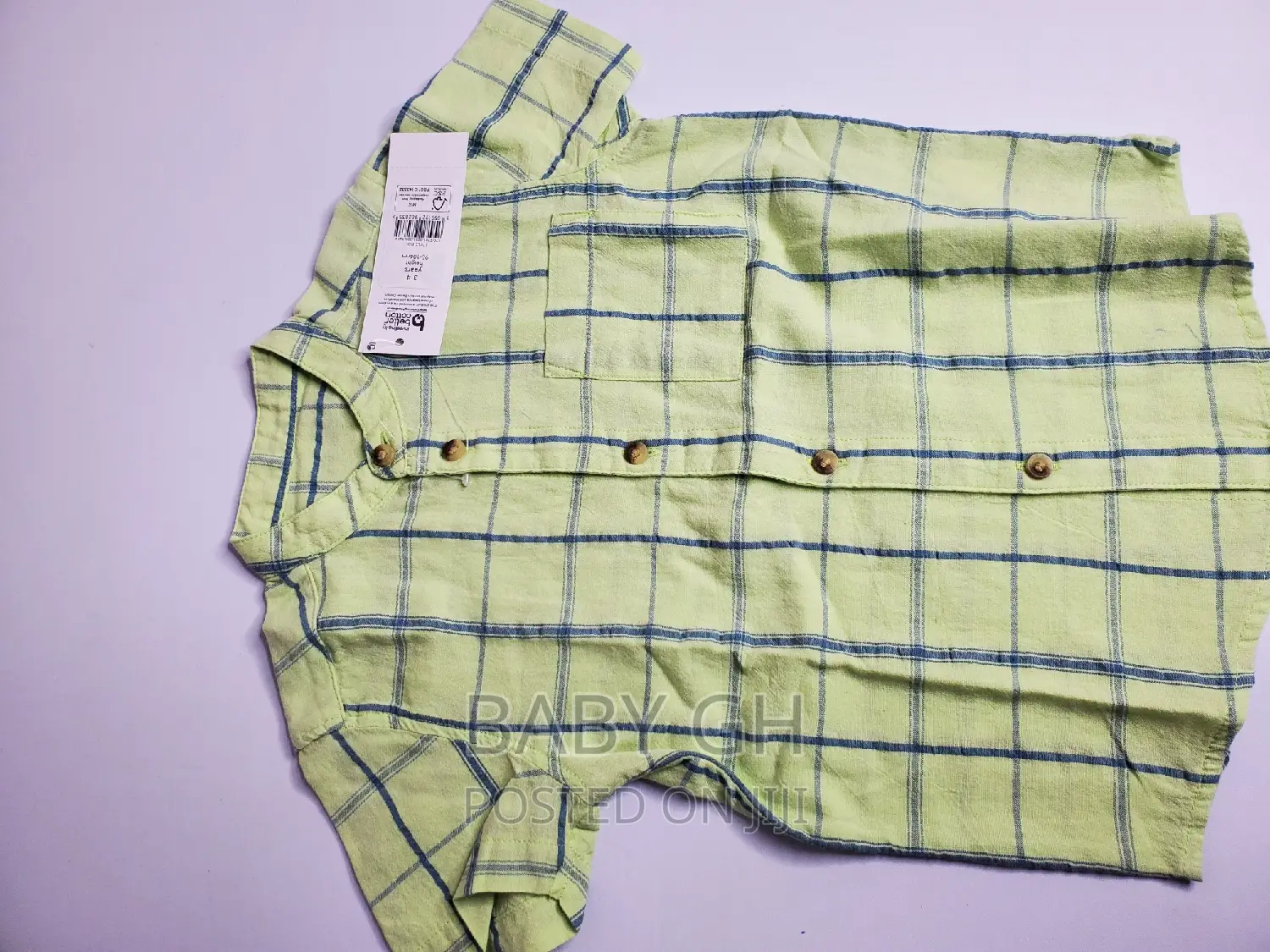 George Baby Short Sleeve Boys Shirt