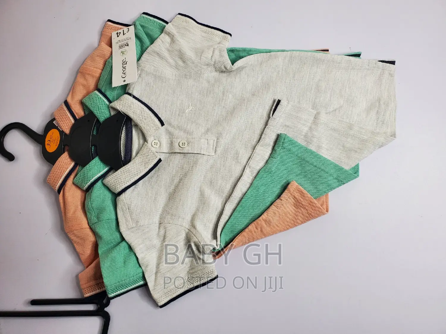 George Baby Polo Shirts Available in 3 Pieces