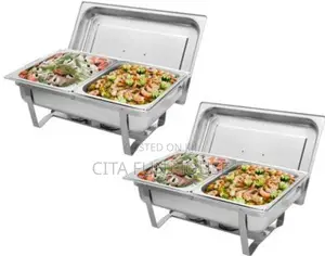 11 Litters 2 In 1 Stainless Steel Chaffing Dish