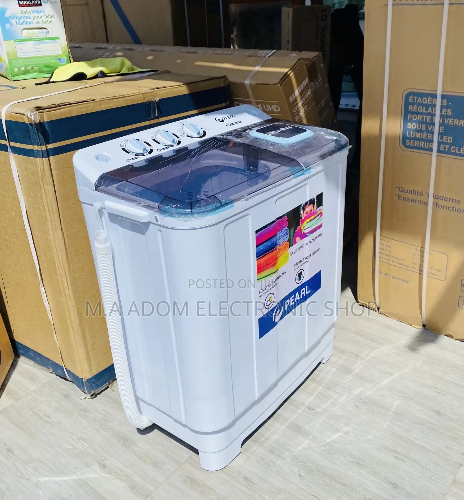 Brand New Pearl 7kg Top Load Electric Washing Machine