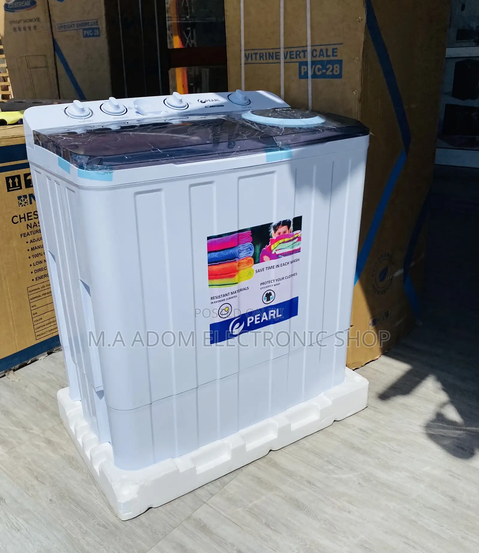 Brand New Pearl 12kg Top Load Electric Washing Machine