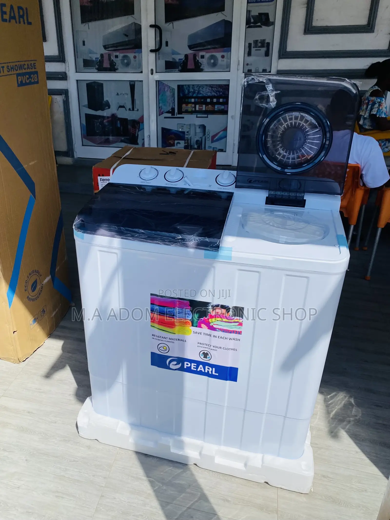 Newly in Stock Pearl 12kg Electric Washing Machine+ Spin/Dry