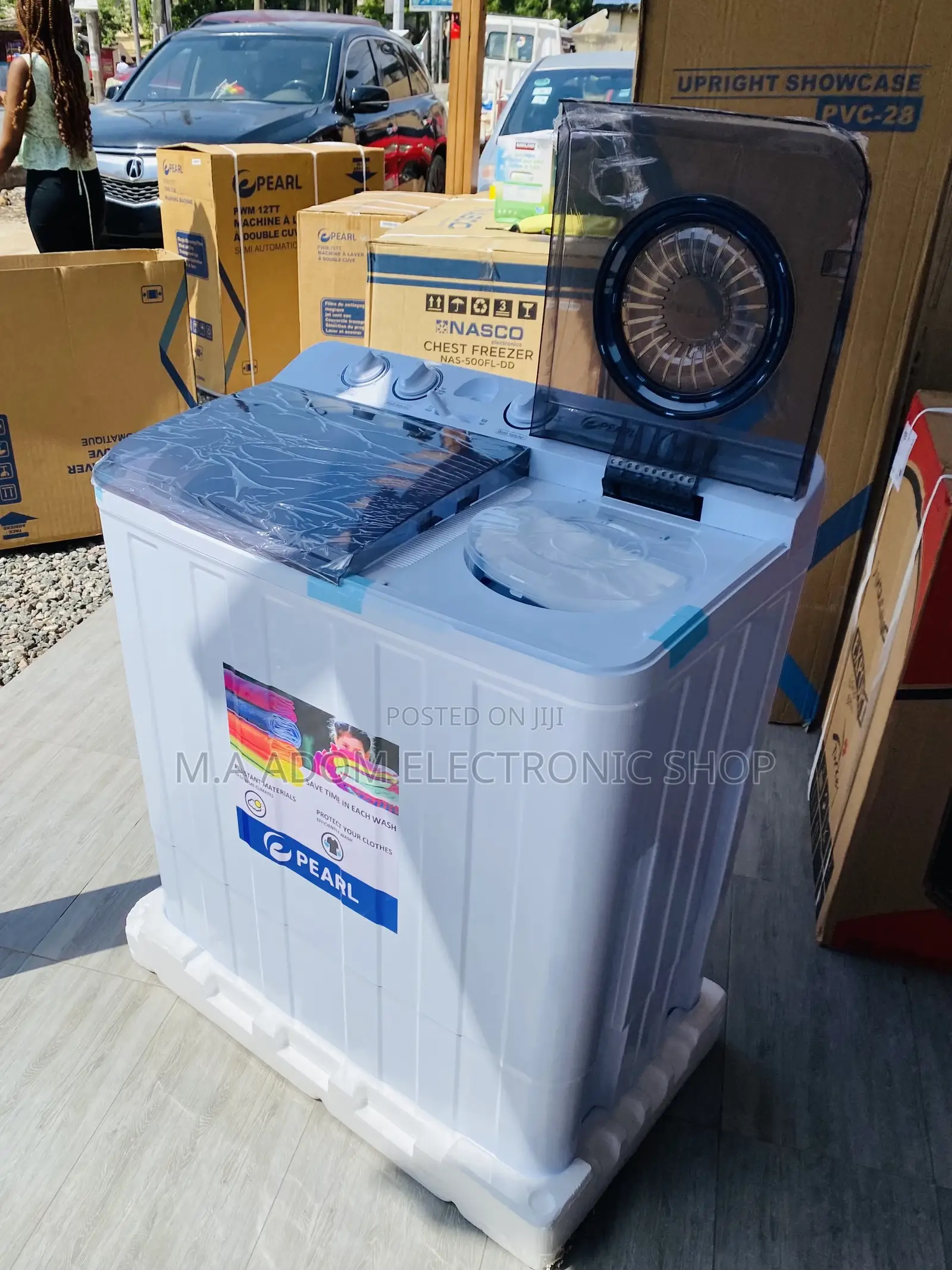 Energy Saving Pearl 12kg Electric Washing Machine + Spin/Dry